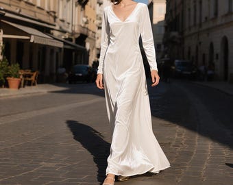 white velvet midi dress Velvet Sky Long Sleeve Linen Midi Dress