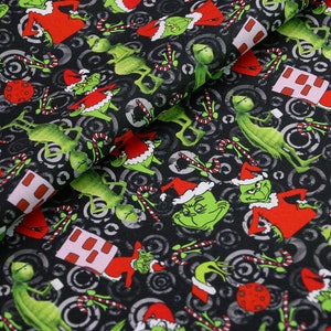 Christmas Fabric* 100% Cotton Fabric*  Anime Cartoon Cotton Fabric*  By The Half Yard