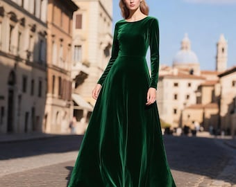slim fit dress slacks Dark Green Sequins Long Formal Dress, Elegant Off The Shoulder Party Dress US 4 / Green