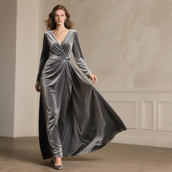 blue long sleeve satin dress Navy Blue Satin Ball Gowns Prom Dresses Long Sleeves