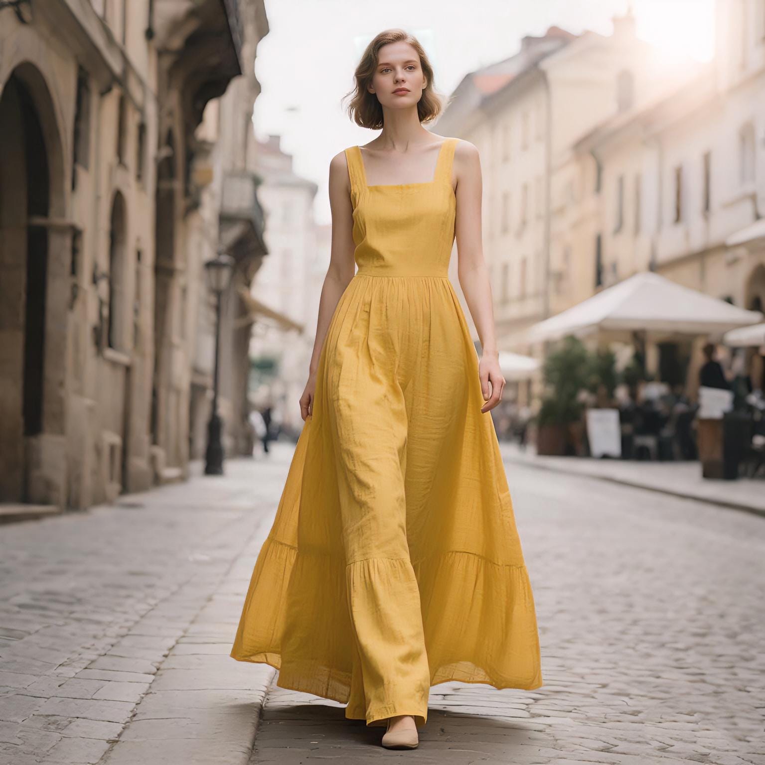 Garden Party Dress Cotton - Main Image