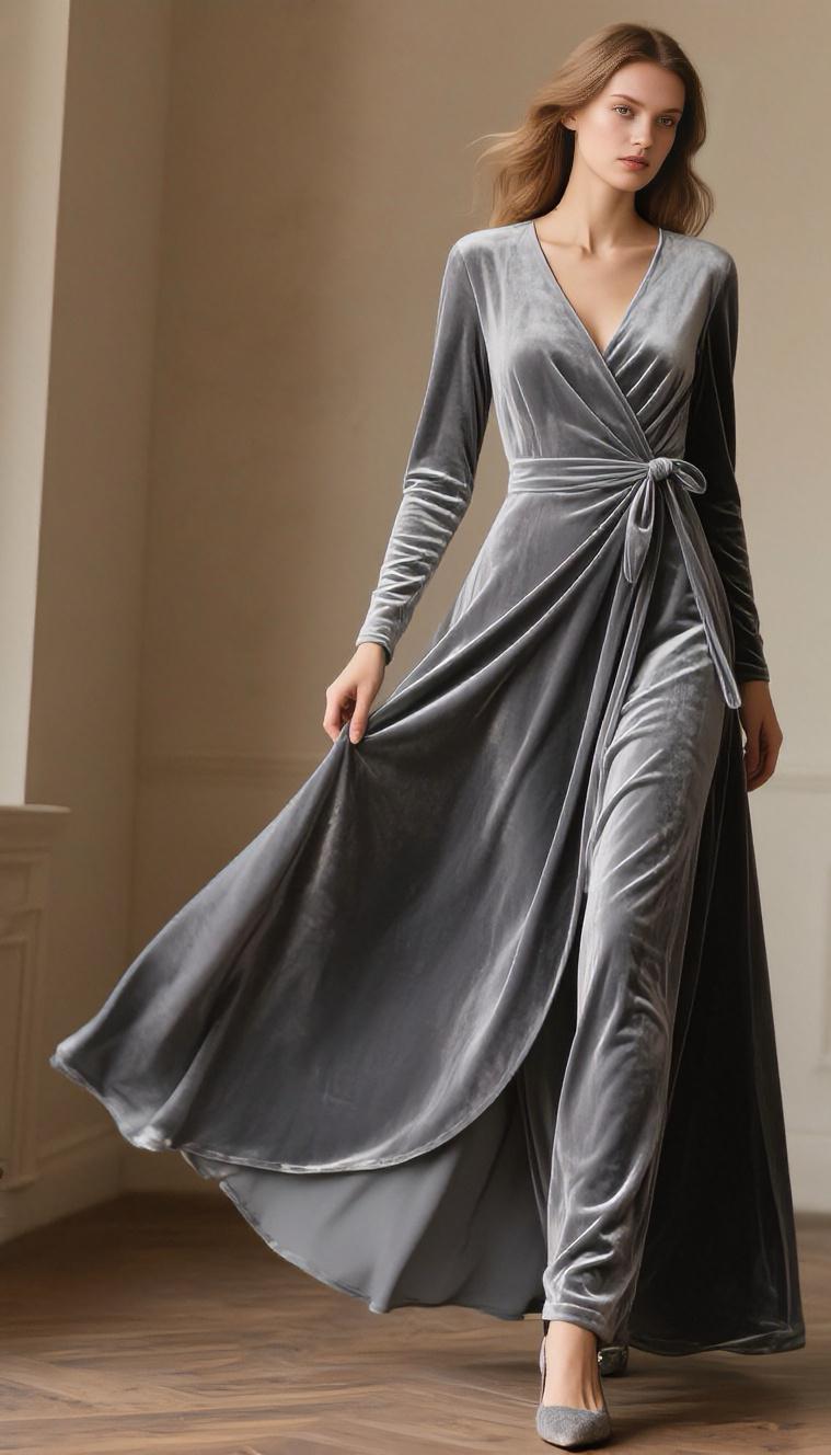 winter wrap dresses for women winter wool dress Winter Wool Dress, Wool Wrap Dress, Winter Dress for Women, Plus Size Clothing,