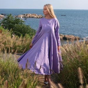 navy blue dress for baby girl Winter Lavender Chiffon Knee-length Short Bridesmaid Dress AB1184 –  AlineBridal main image 0