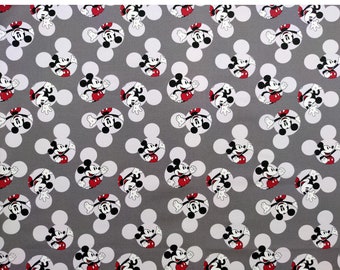 Mickey Minnie Mouse Tissu Disney Anime Cartoon Cotton Fabric Par La Demi-Verge