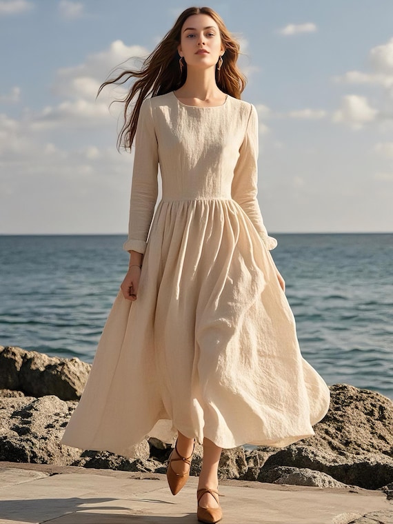 fall a-line dress Miss Circle Women Evelyn Fur-Trimmed Mini A-Line Dress