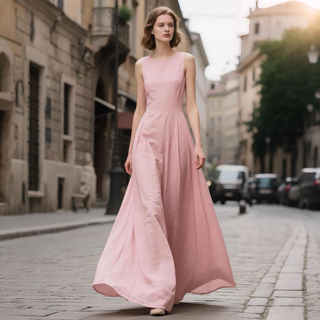 Double-Lined Maxi Dress – Elegant Summer Layers main image 1