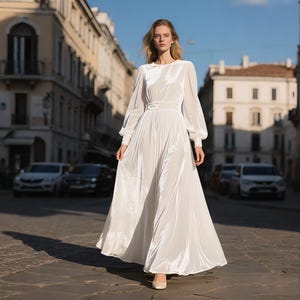 princess polly baby blue dress Winter Formal Long Sleeve Dresses main image 0