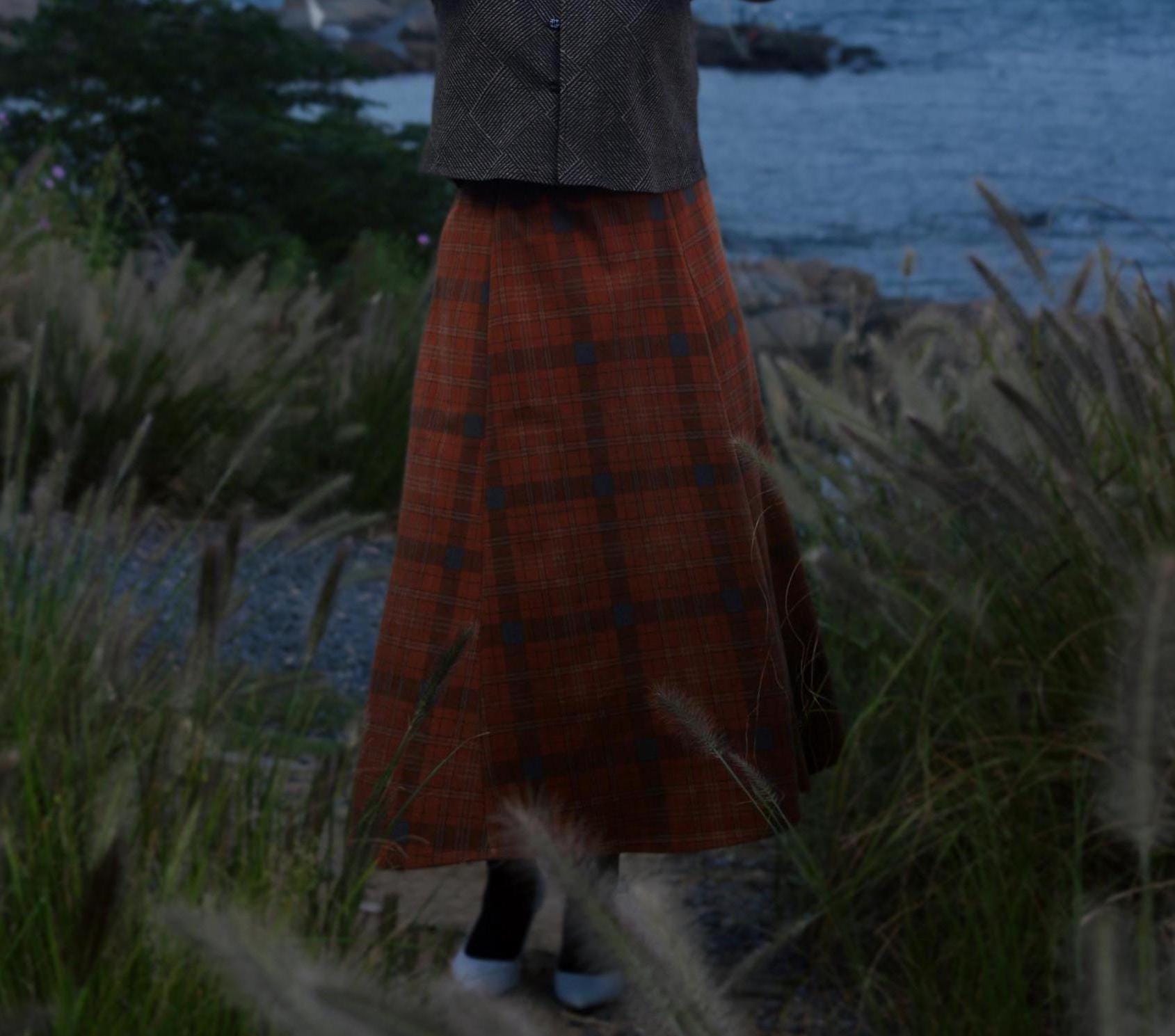 Plaid skirt size 20 outlet