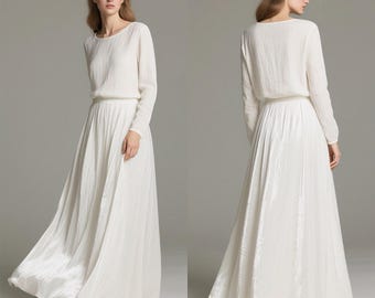 White Velvet Skirt Floor Length Skirt Women Long Maxi Skirt Elegant A Line Skirt Formal Evening Winter Skirt Custom Spring Autumn Skirt