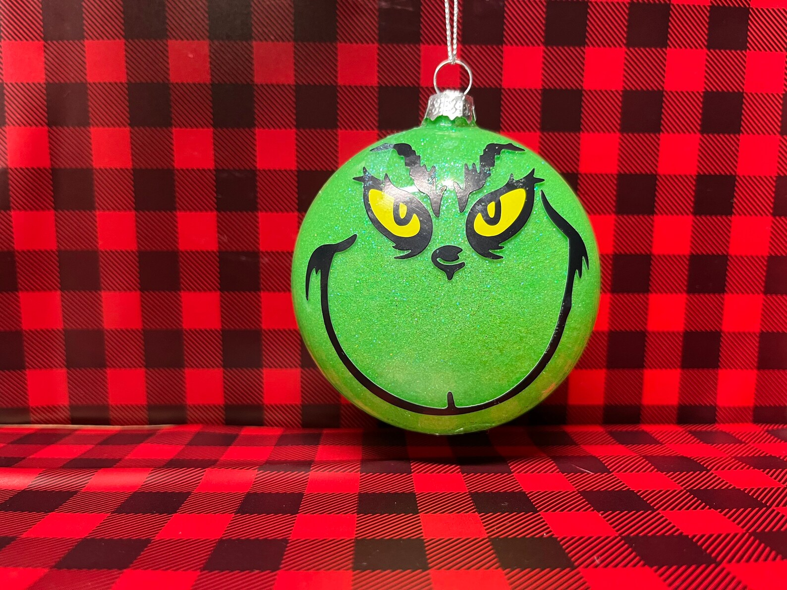 Grinch Glass Ornament Balls Grinch Glass Ornament Balls