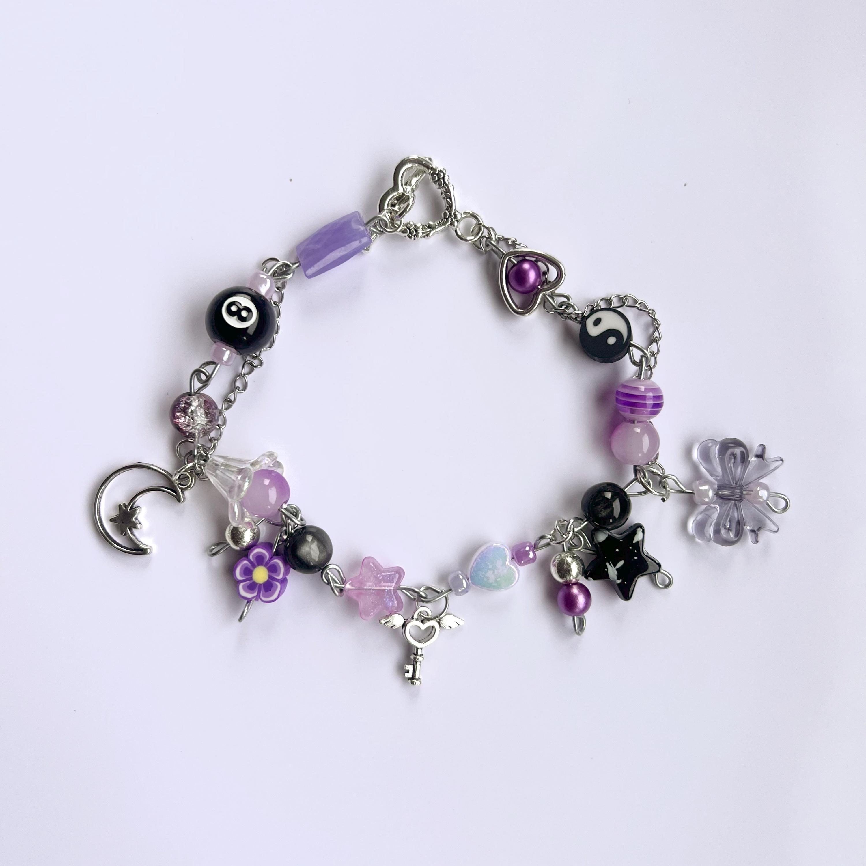 Lot De 6 Bracelets Extensibles Demon Hunters Kpop - Style Rumi, Zoey, Mira... - Perles Décoratives - Pour Fans Et Collection