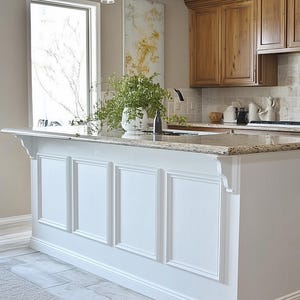 Ready Cut Half Wall Molding Kit , Wainscoting Kit