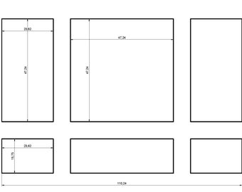 Ready Cut Wall molding kit, Wainscoting Panels, Wainscoting panelling, Wall Paneling, Bespoke Panels , Board and Batten Package