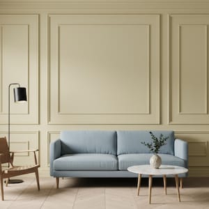 Decorative Wainscot Panel, Wall Moulding Design, Ready Cut Molding Kit