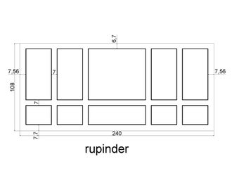 Custom Design Wall Moulding kit for Mr R