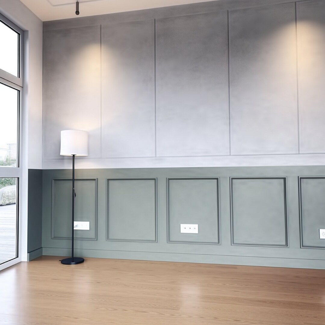 DIY Accent Wall Kit Ready Cut DIY Wall Molding Kit Primed Etsy