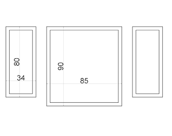 Custom Design Wall Moulding kit for EJ