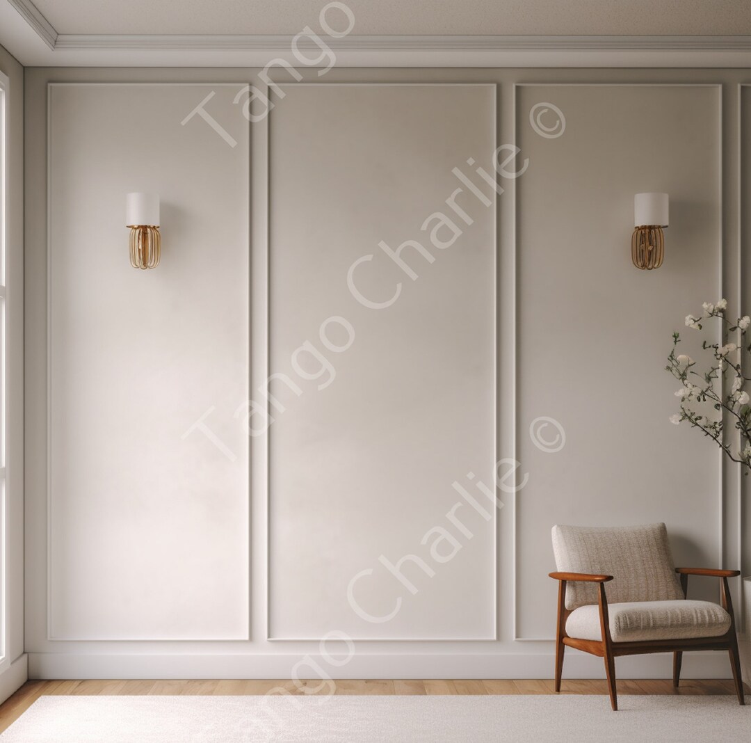 DIY Wall Molding Kit Easy Install, Wainscoting Package, Wall Trim