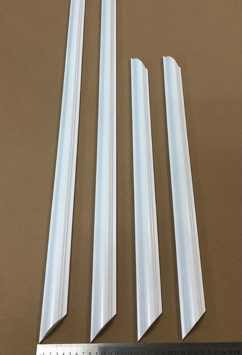 Half Wall Wainscoting Kit , Ready Cut Wall Molding Kit , Accent wall Kit , Factory Primed Wall Trim Kit image 6
