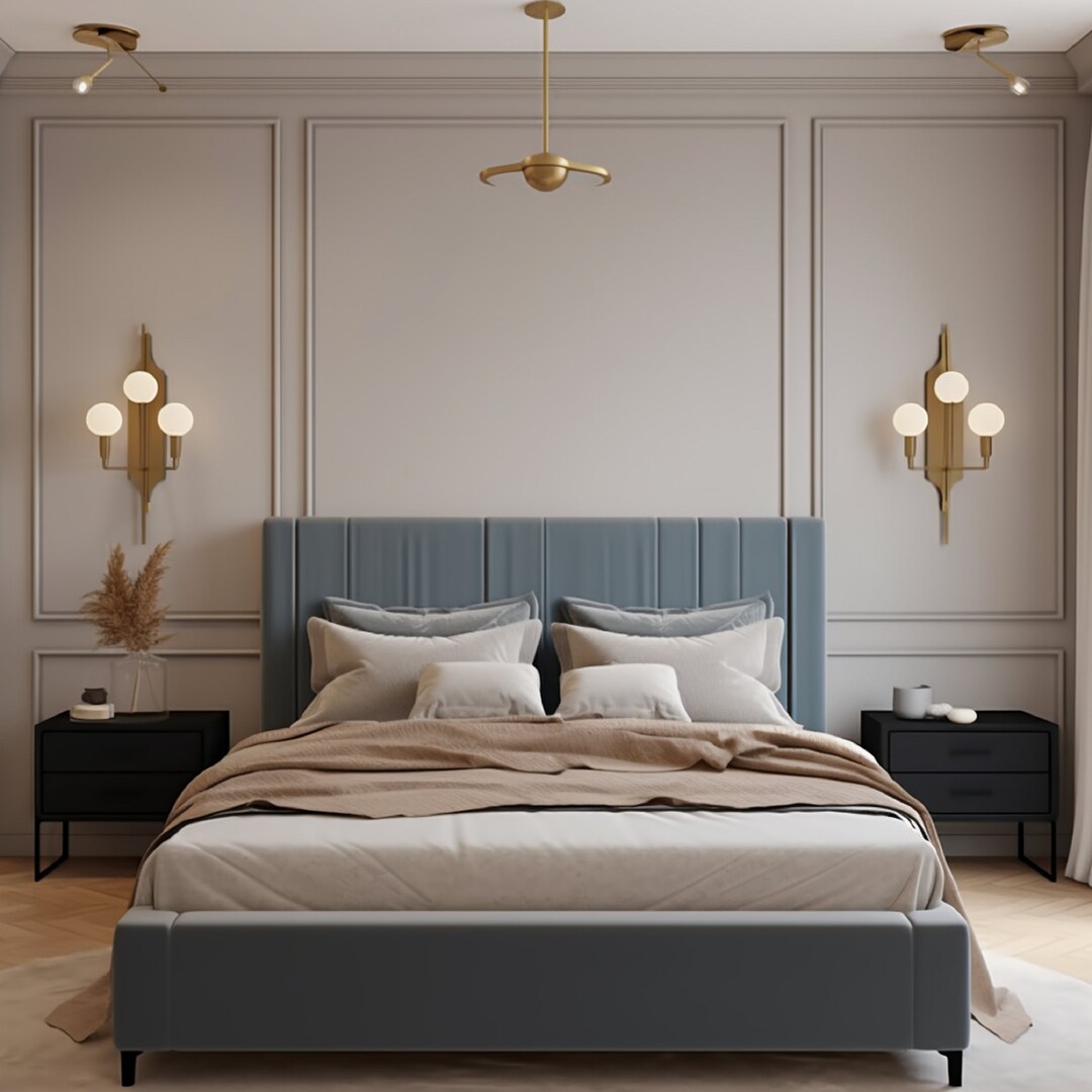 DIY Accent Wall Kit for Bedroom Wainscoting Design Wall Molding Package