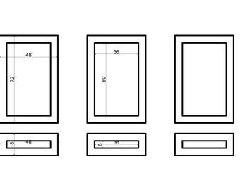 Custom Made Design for Ms. M.A // Wainscoting Panels- Accent Wall Design