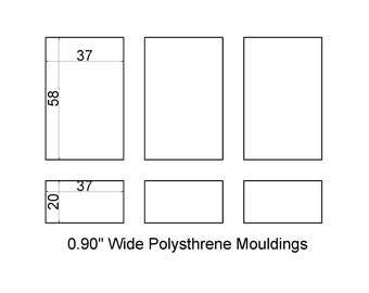 Wall Molding Kit Ready Made to Order for K.G.