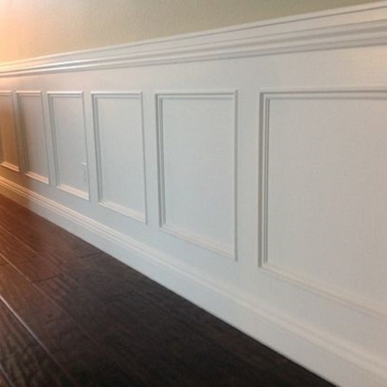 Wainscoting Kit Package Ready Cut Wall Moulding Kit Accent Etsy
