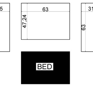 Wall Molding Bedroom Kit, Wainscoting Ready Cut Set, Wall Moulding Package - Wall Trim Kit - Accent Wall Kit - Wall Paneling kit