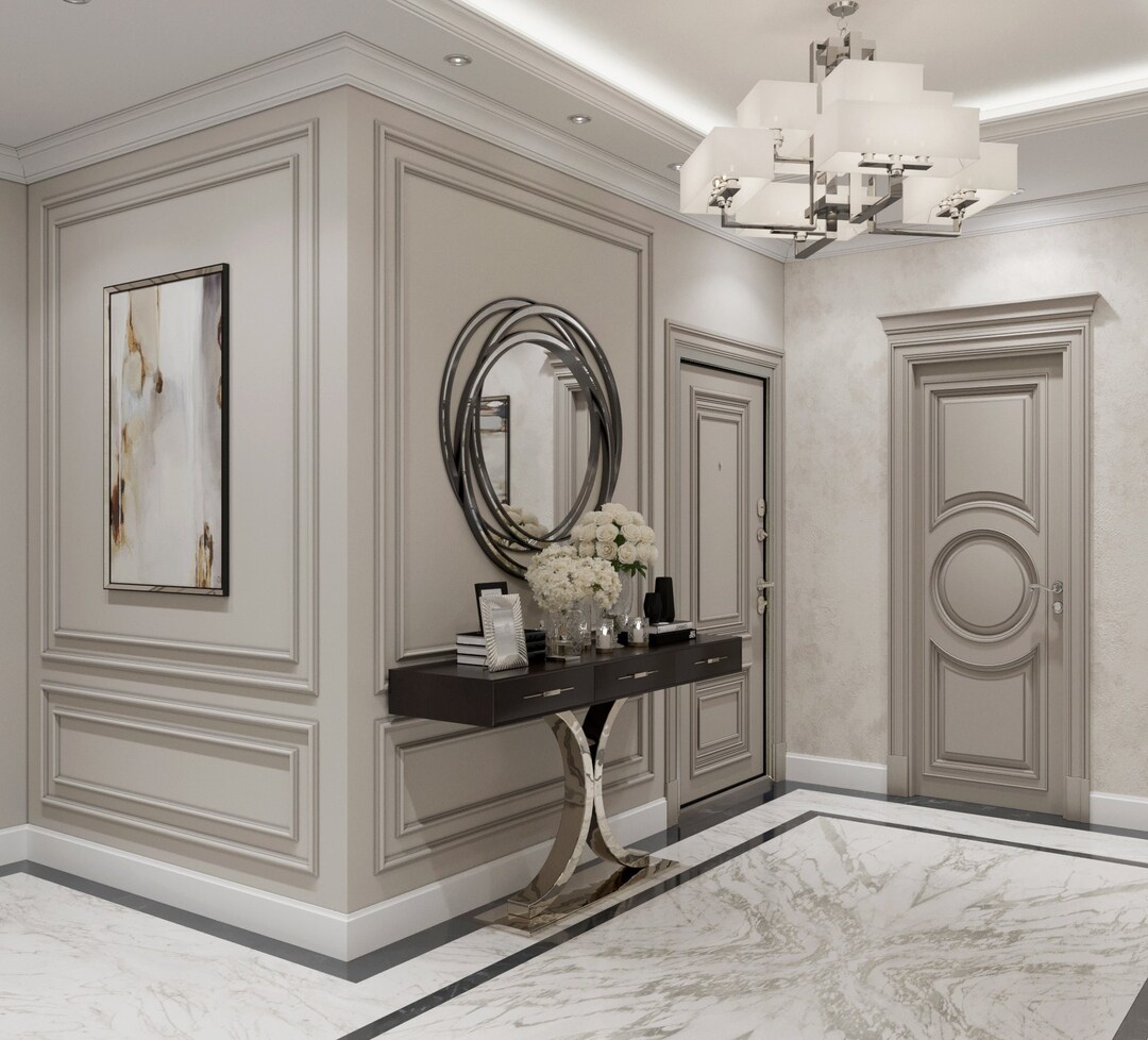 Wainscoting Kit , Wall Molding Package, Accent Wall, Wall Trim Kit