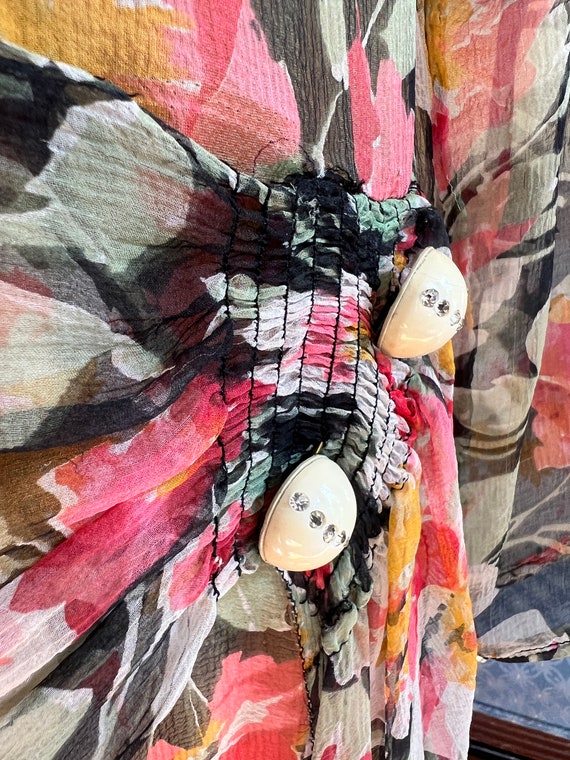 1920s | Silk Chiffon | Garden Party Dress - image 3