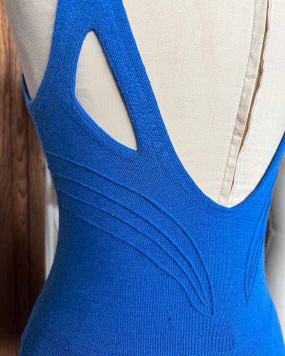 1930s | Catalina | Cutout | Wool Swimsuit - image 7