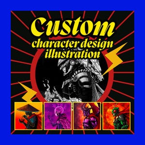 Custom Character Design Illustration | Anime-Style Portrait | Unique Digital Art Commission | Original Character | Comic PFP Drawing