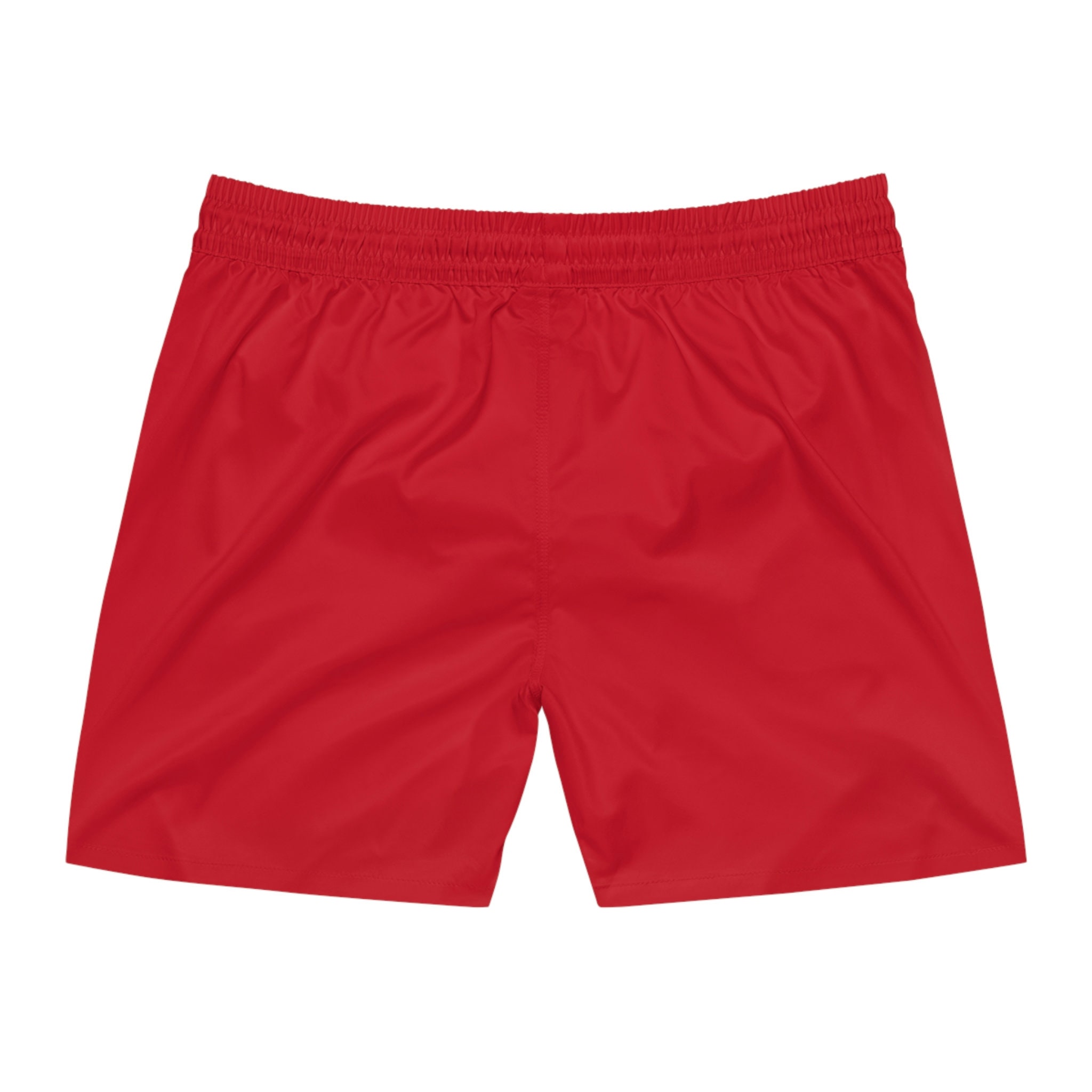 Mickey Mouse with surfboard Men's Mid-Length Swim Shorts