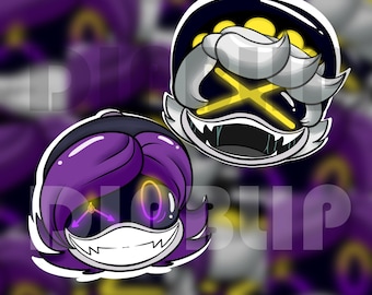Murder Drones || Uzi and N || Holographic Stickers