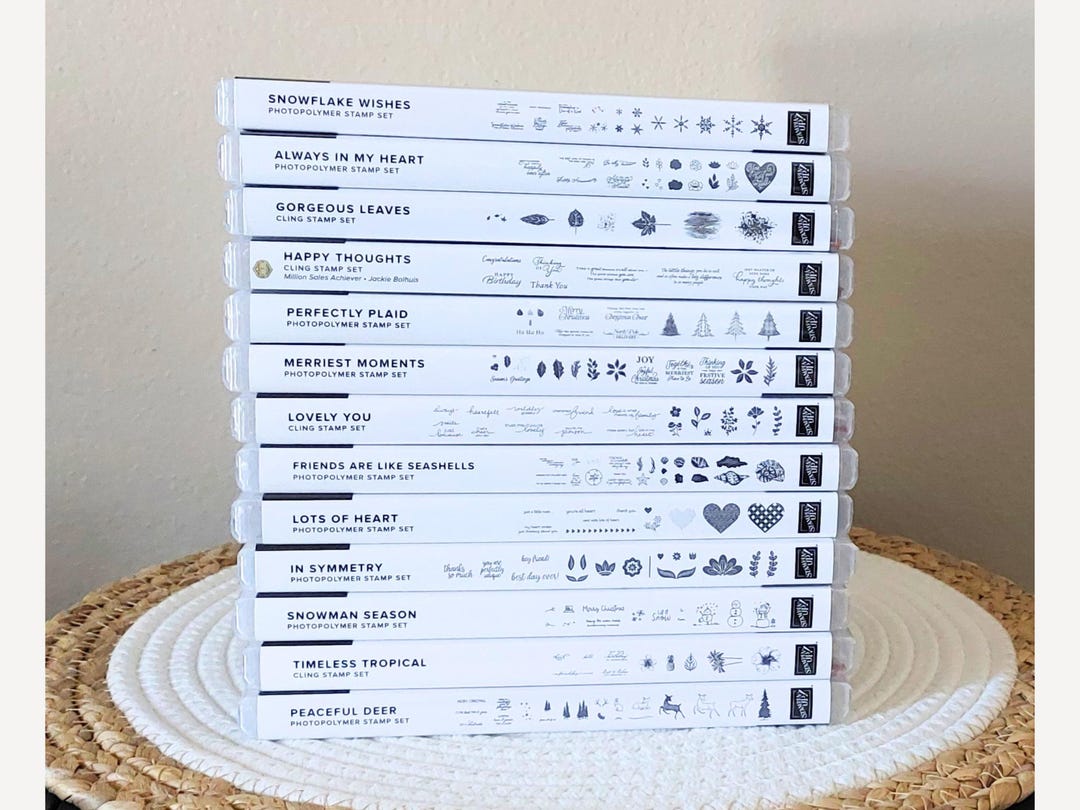 Stampin up Retired Stamp Sets, Choose Your Set, Photopolymer & Cling ...