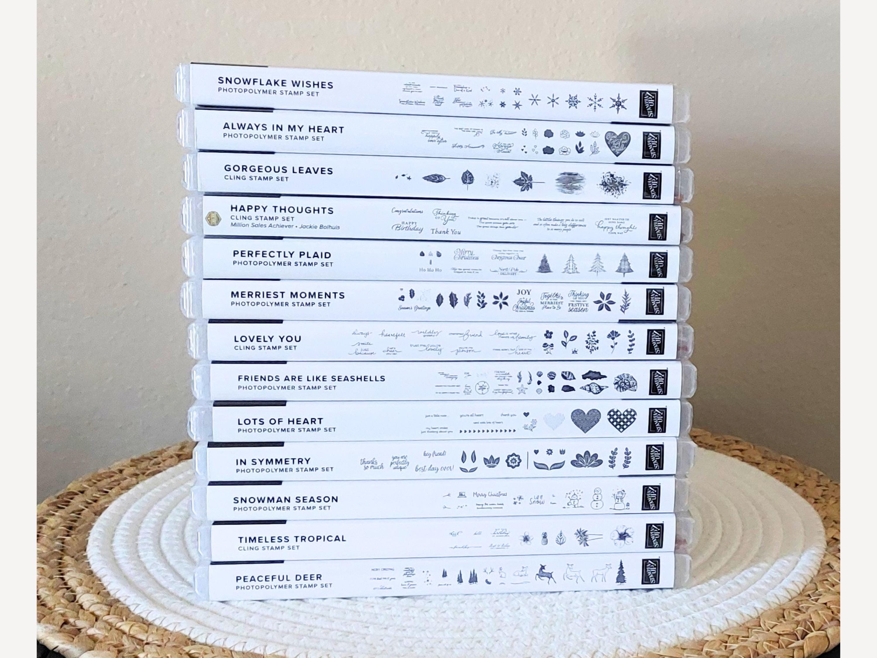 Stampin up Retired Stamp Sets, Choose Your Set, Photopolymer & Cling ...