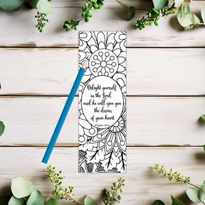 Coloring Bible Verse Bookmarks Set of 4, Printable Coloring Bible Bookmarks, Bible Study, Digital Bookmarks, DIY Coloring Bookmarks image 5