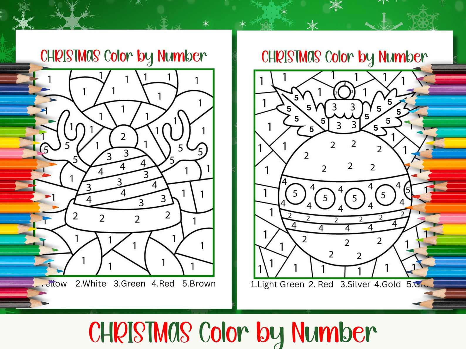 Christmas Color by Number Kids - Il 1588xN.5339921495 G5lp