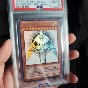 Holactie, criadora da luz, Promo PSA 10 Réplica – Carta icônica de Yu-Gi-Oh! para exibição!