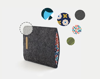 Phone case for iPhone 13 Pro | made of felt and organic cotton | Model &quot;LET&quot;
