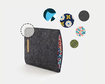 Custom made phone case | made of felt and organic cotton | Model &quot;LET&quot;