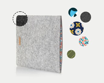 Funda para Galaxy Tab S5 | S5e | de fieltro y algodón orgánico | Modelo "LET"