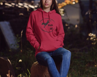 Buck Off Hoodie with Black Design