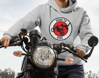 Born to Ride Motorbikes Pullover Hoodie