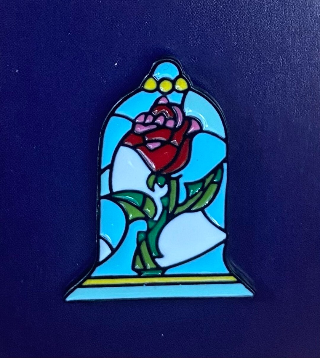 Rose in a Bell Jar Inspired From the Popular Disney Film Etsy