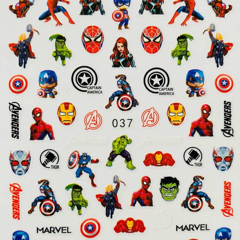 Superhero Nail Stickers main image 0