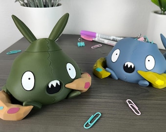 Trash Rubbish Creature Desk Buddy - Desk Organizer and Fun Home Office Decor