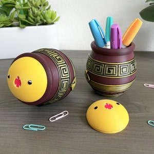 Ronka Serpent Desk Buddy - FFXIV FF14 Inspired Pen Holder and Storage Container!