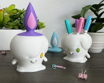 Figurine Pokemon Zukan - Litwick, Lampent, Chandelure - Collection 1/40 - Idéal Pour Fan