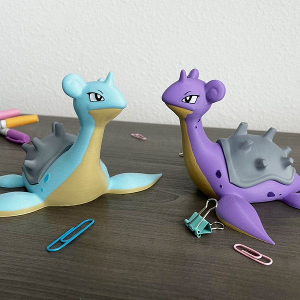 Lapras Desk Buddy! Cute office storage container! Pokemon Inspired!